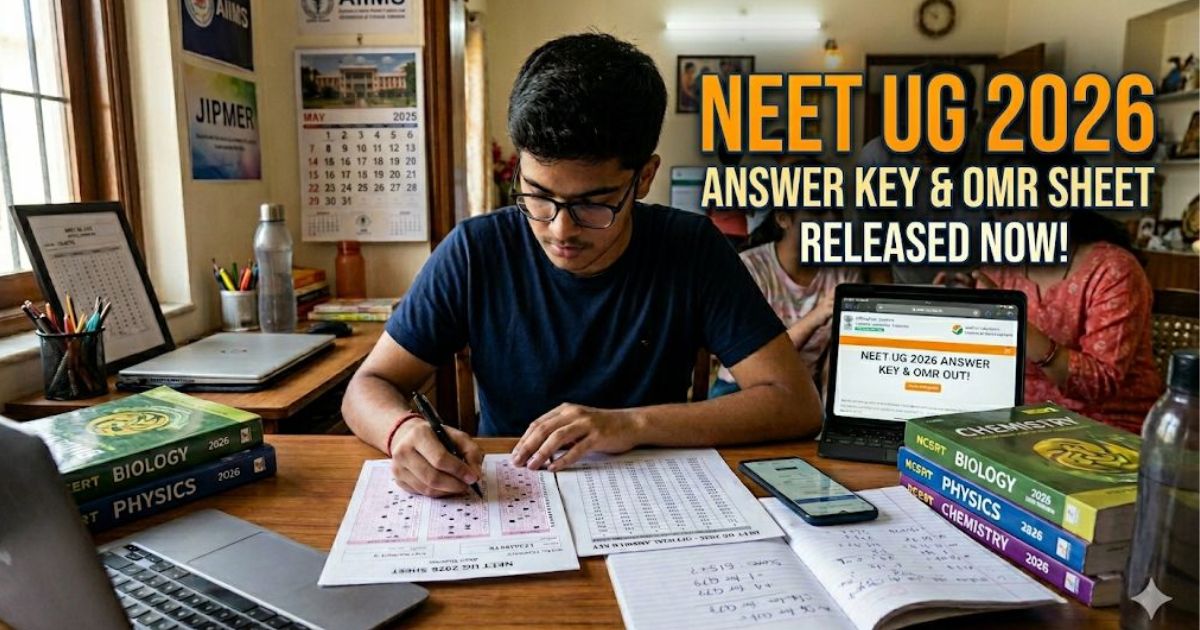 NEET UG 2026 की आंसर-की जारी, अब अपने नंबर खुद करें चेक; OMR शीट भी उपलब्ध