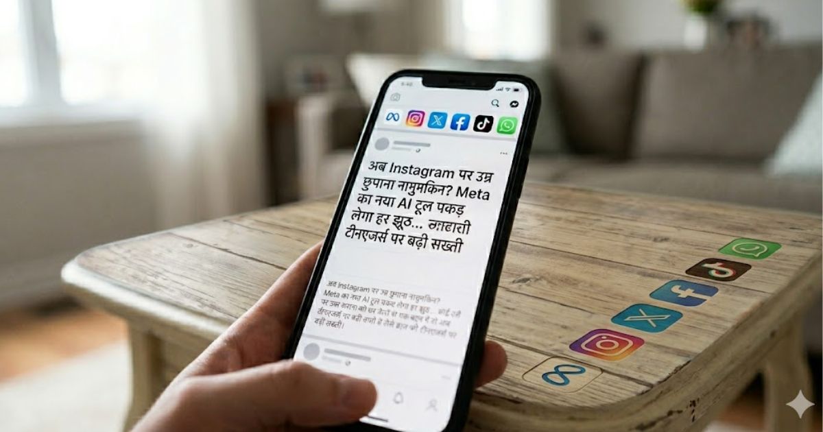 अब Instagram पर उम्र छुपाना नामुमकिन? Meta का नया AI टूल पकड़ लेगा हर झूठ…टीनएजर्स पर बढ़ी सख्ती