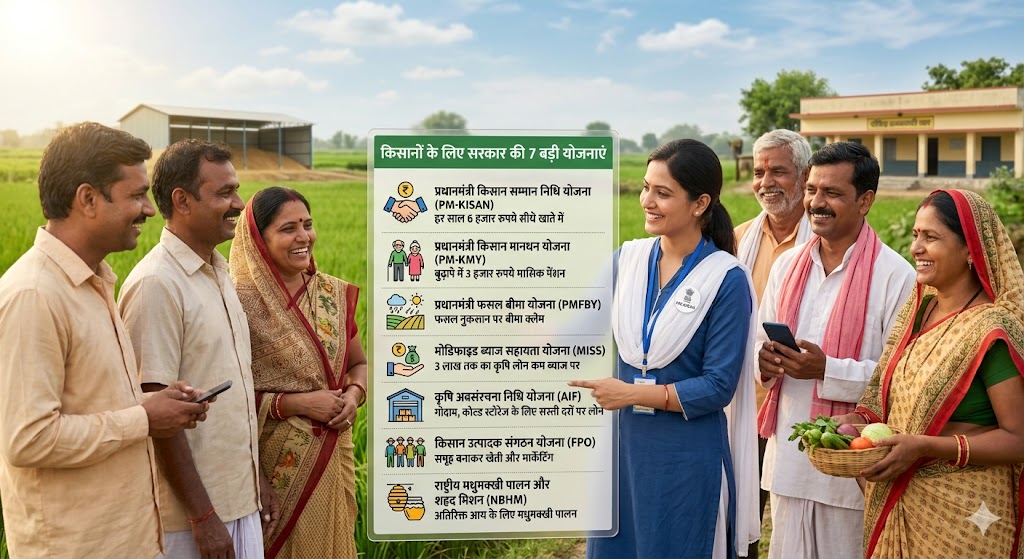 PM Kisan Scheme Update: किसानों के लिए सरकार की 7 बड़ी योजनाएं, जिनसे बदल रही उनकी किस्मत! जानिए कौन-कौन सी हैं ये योजनाएं और कैसे बढ़ा रहीं फायदा