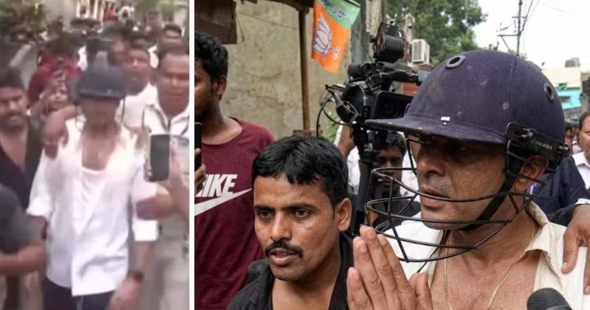 ममता के भतीजे अभिषेक बनर्जी पर हमला: अंडे-पत्थर फेंके, उग्र भीड़ से बचाने के लिए पहनाना पड़ा हेलमेट