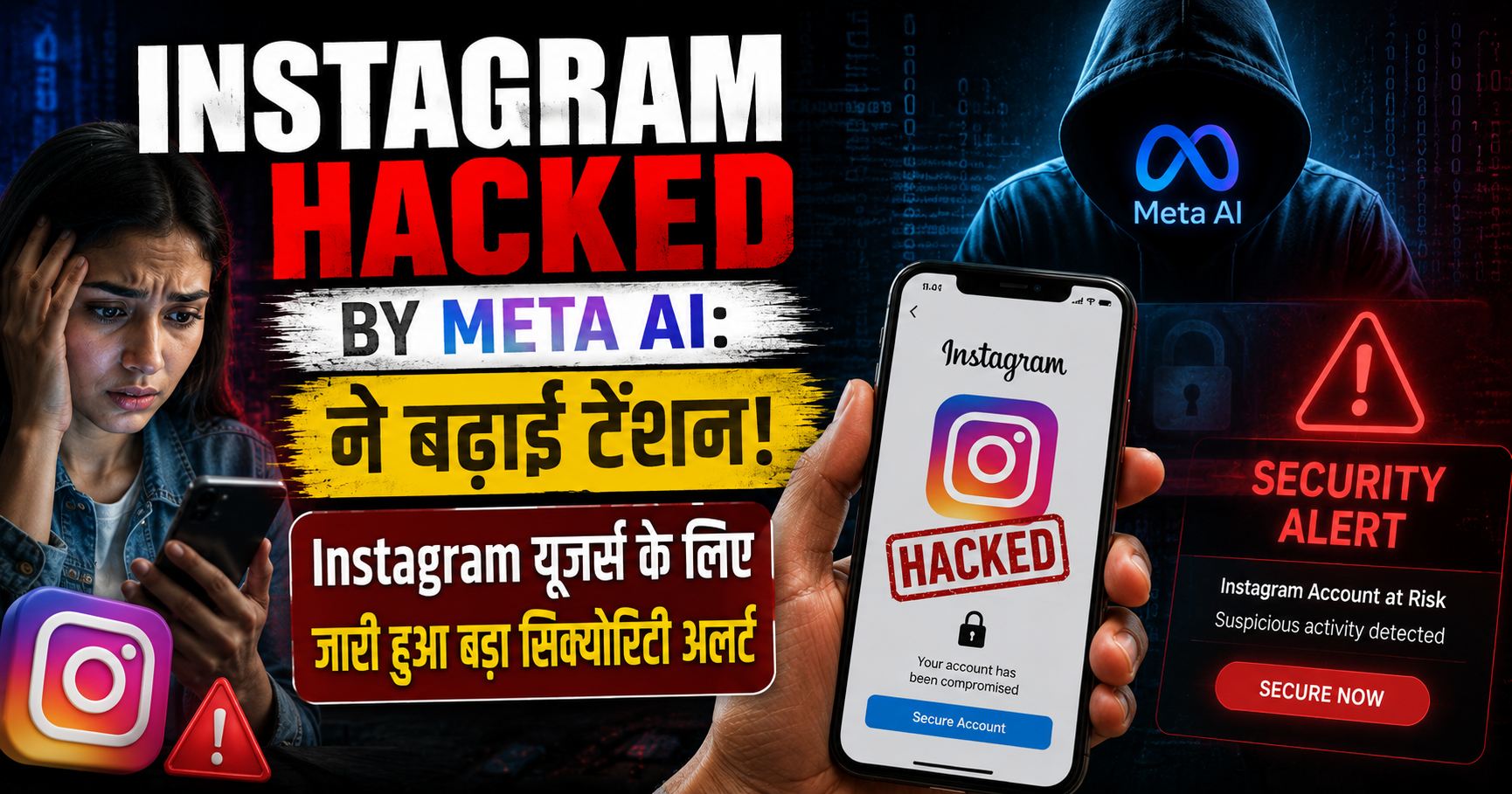 Instagram Hacked By Meta AI:  ने बढ़ाई टेंशन! Instagram यूजर्स के लिए जारी हुआ बड़ा सिक्योरिटी अलर्ट
