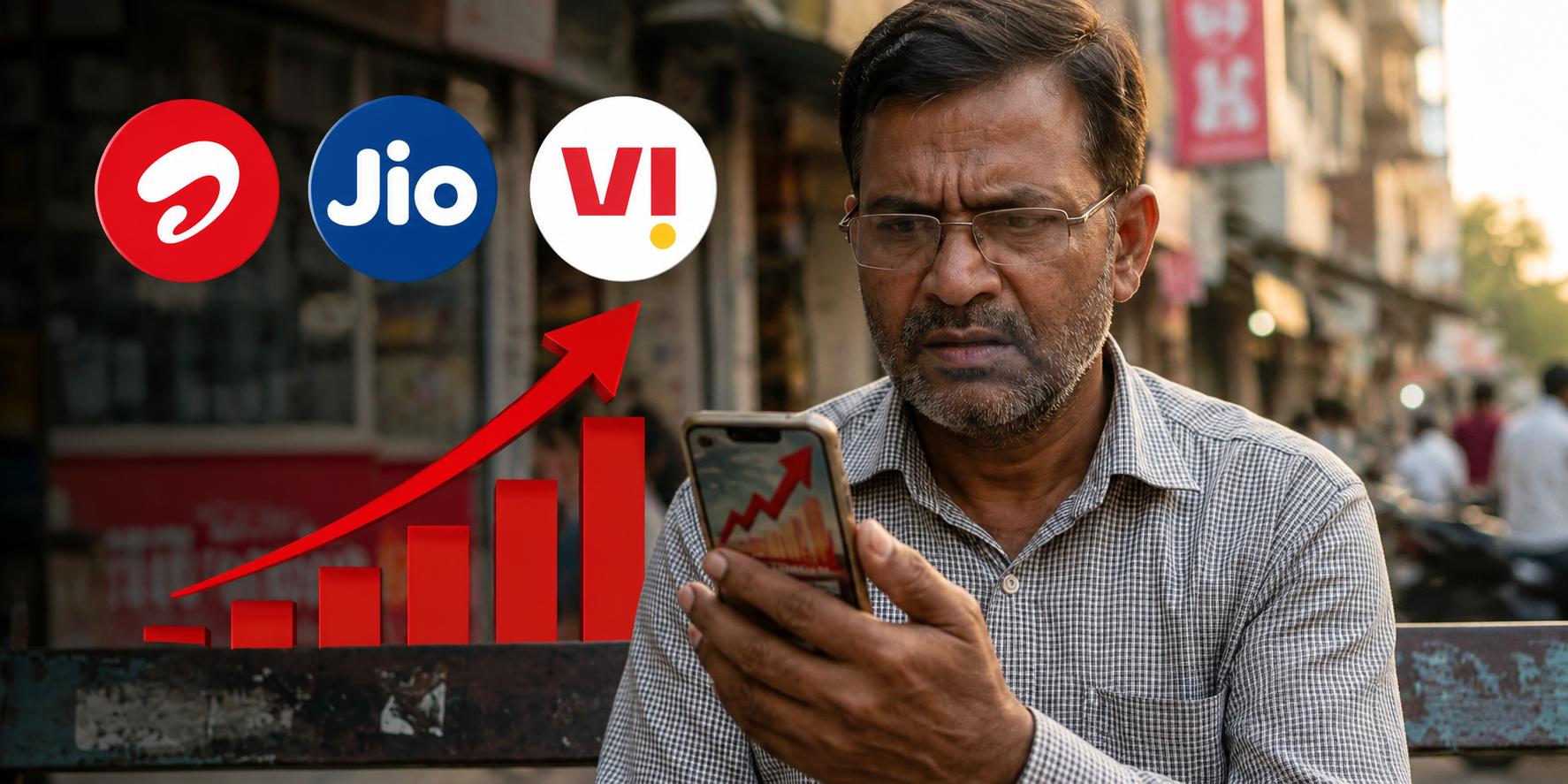 रिचार्ज पर फिर मंडरा रहा महंगाई का खतरा! Jio-Airtel की होगी बल्ले-बल्ले, करोड़ों ग्राहकों की जेब पर पड़ सकता है बड़ा असर